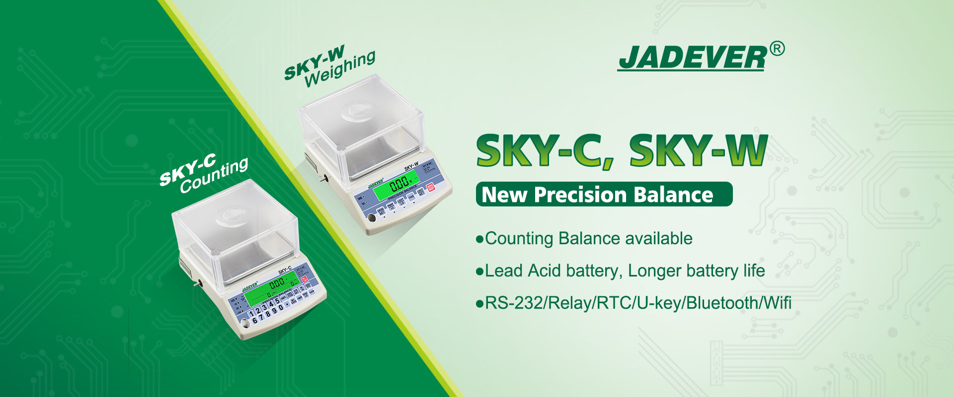 Jadever SKY-W Weighing Balance and SKY-C Counting Balance