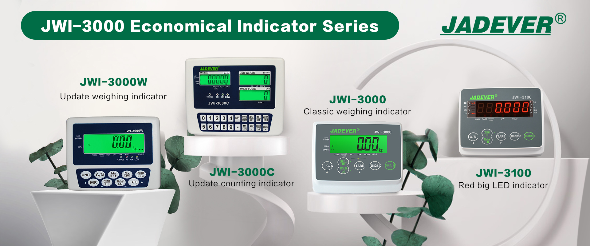 Jadever JWI-3000 Economical Indicator Series