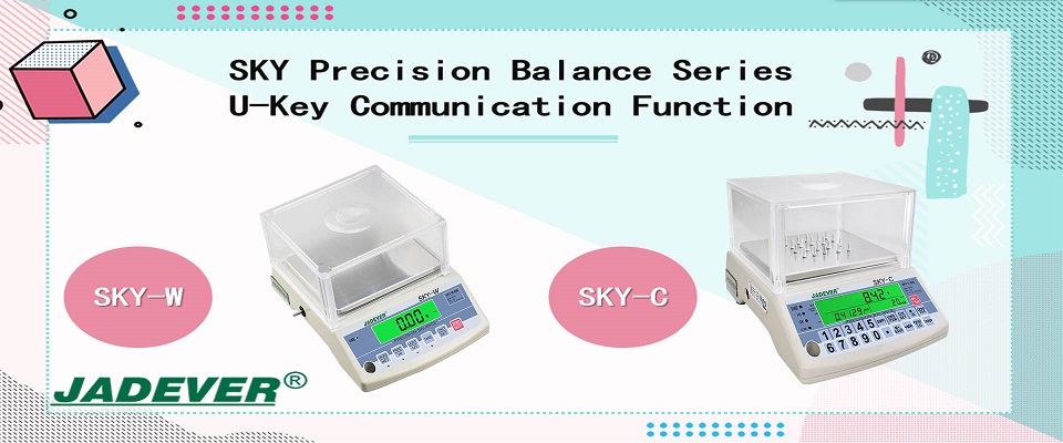Função de comunicação de tecla U da série SKY Precision Balance