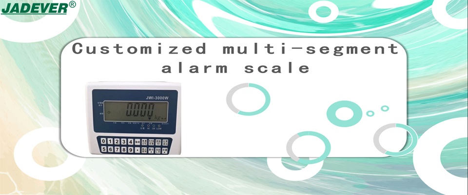 Escala de alarme multissegmento personalizada