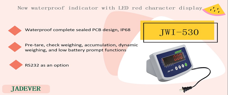 Novo indicador à prova d'água com exibição de caracteres em LED vermelho