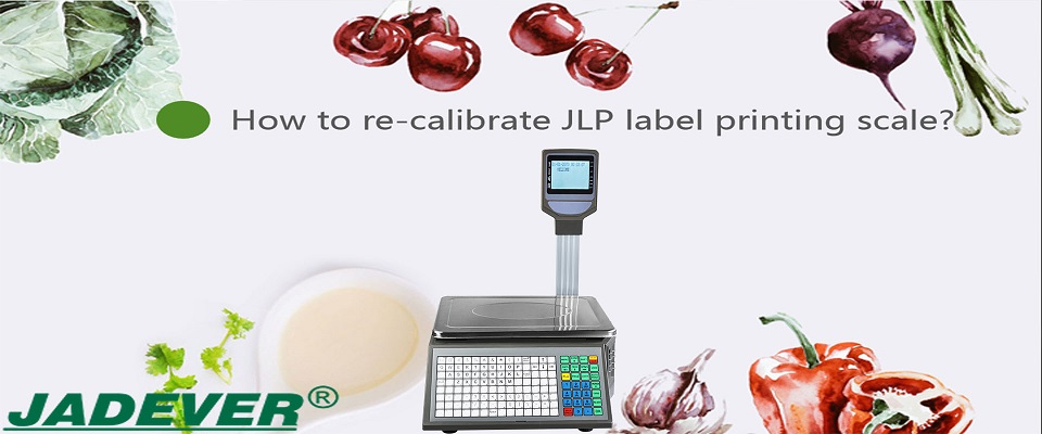 Como recalibrar a balança de impressão de etiquetas JLP