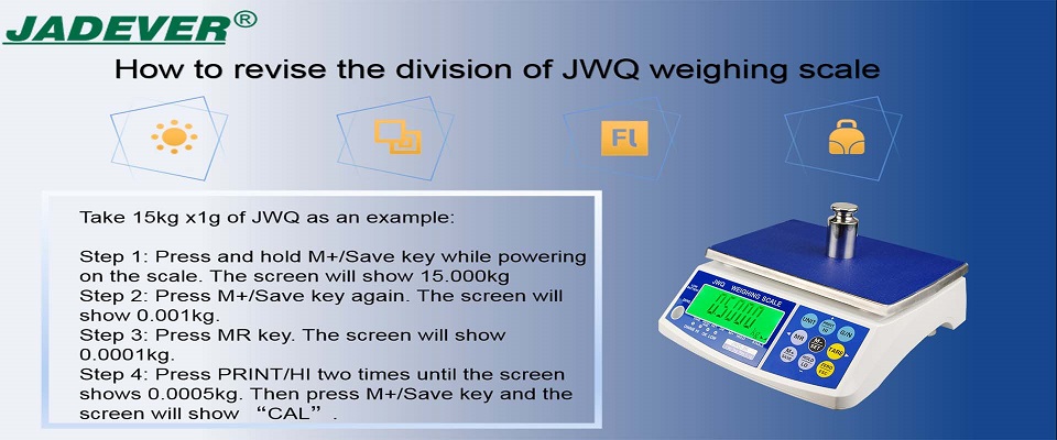 Como revisar a divisão da balança JWQ?