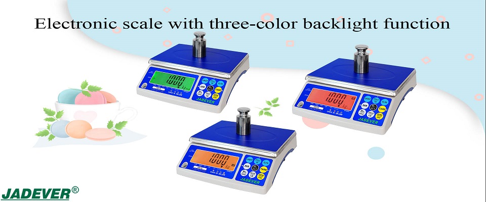 Balança eletrônica com função de retroiluminação de três cores - uma escolha conveniente e prática