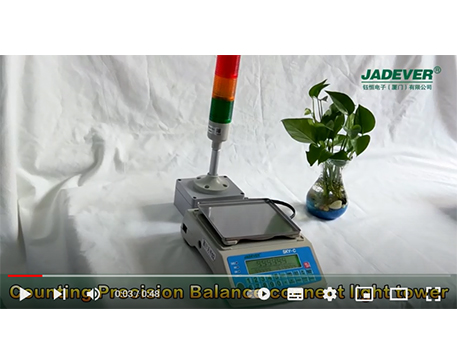 balança de contagem jadever SKY-C com luz de torre