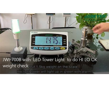 Pesando indicador com luz da torre LED (Novo modelo) fazer oi lo OK WEY CHECK