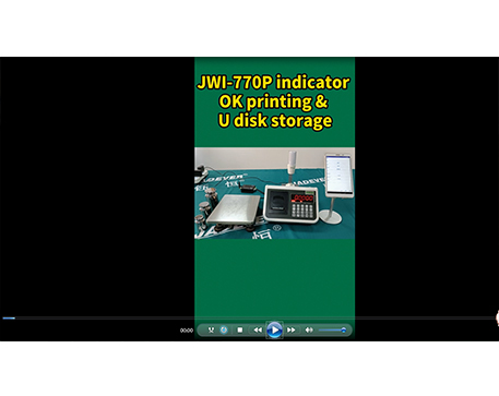 Indicador JWI-770P Impressão OK e armazenamento em disco U