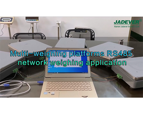 Jadever Plataforma de pesagem múltipla Escalas RS485 rede